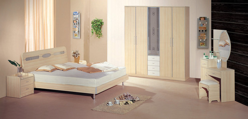 厂家直销白色系列 时尚现代板式套间家具解析