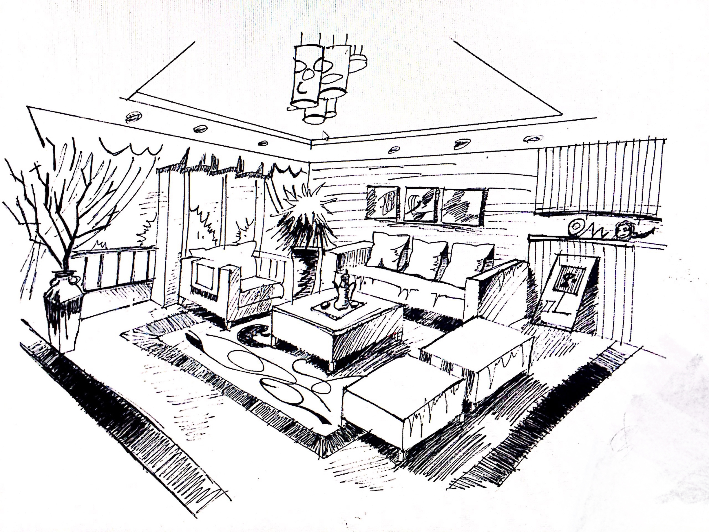 吕文瑞 以服装设计思维重构客厅空间美学